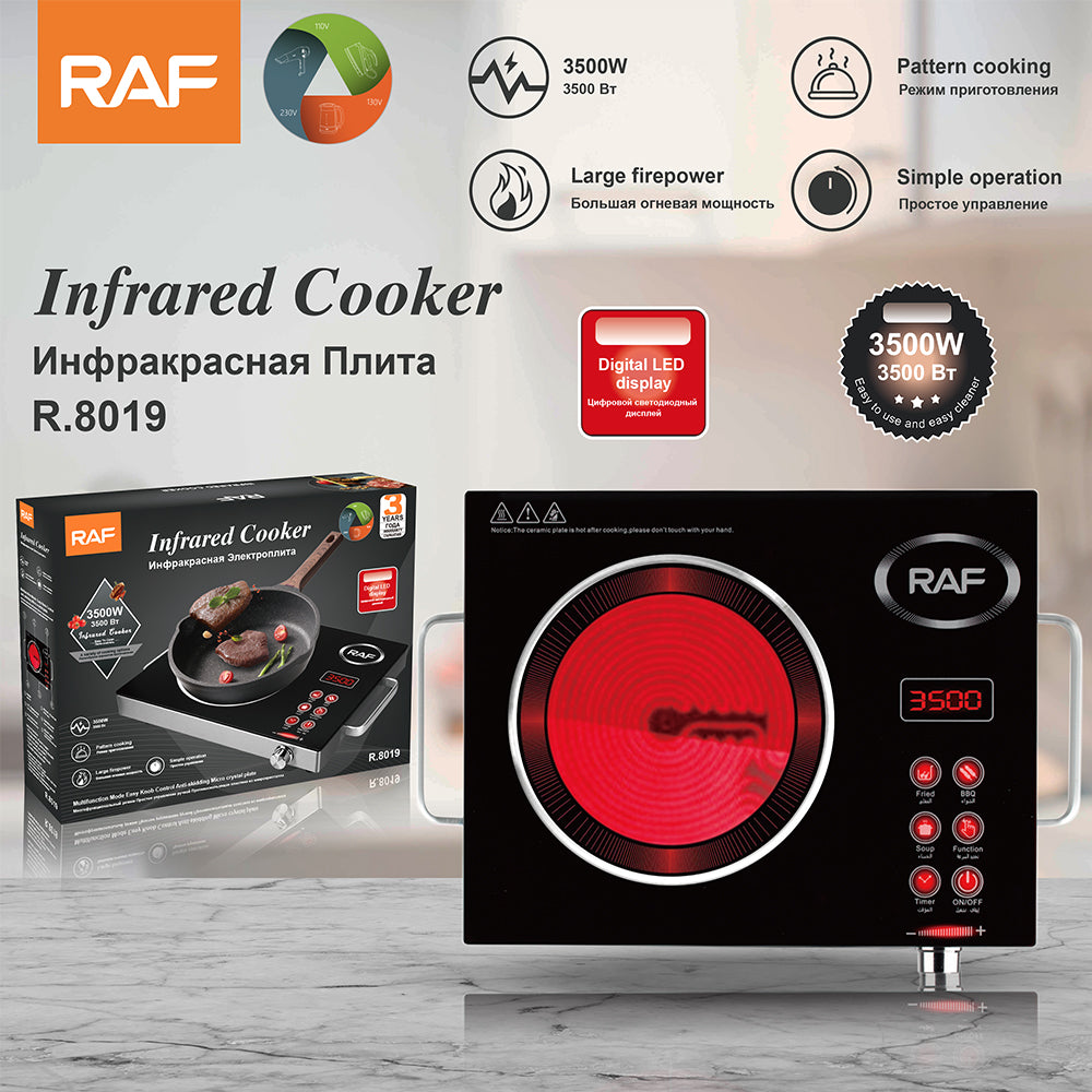 RAF Infrared Electric Stove - Russia Lot - 1 Year Warranty