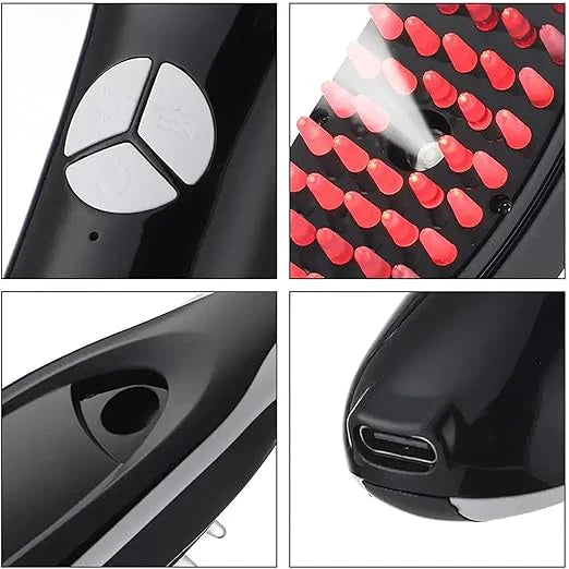 Hair Growth Brush with Steam & Vibration