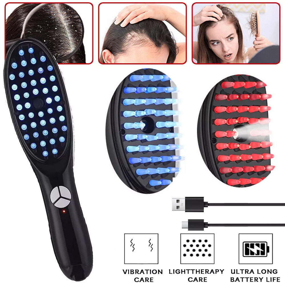 Hair Growth Brush with Steam & Vibration